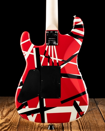 EVH Striped Series - Red with Black Stripes