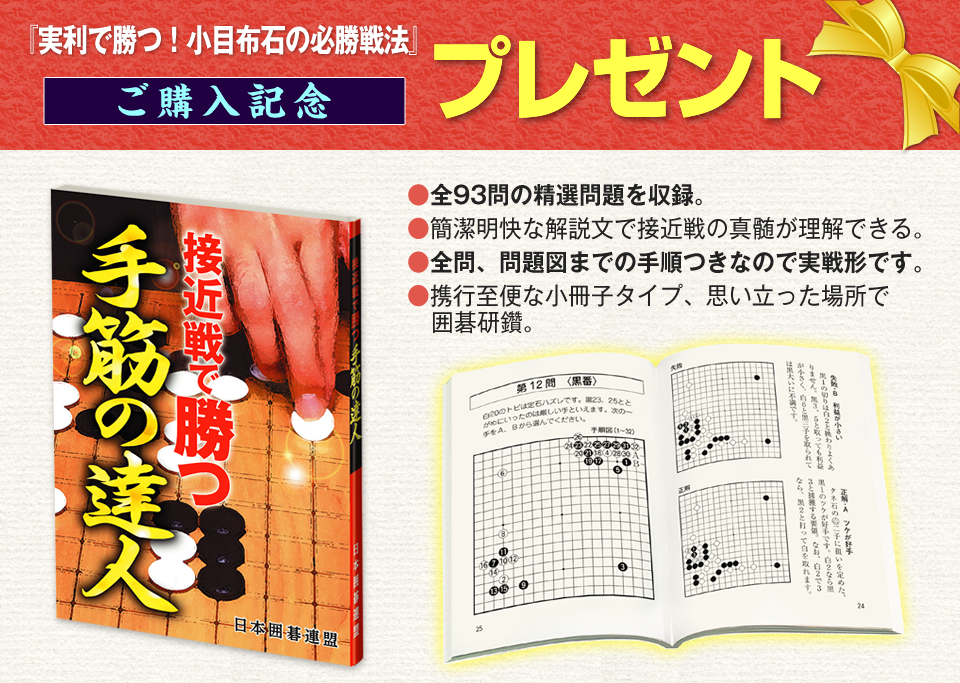 囲碁関連商品販売 日本囲碁連盟 | DVD「実利で勝つ！小目布石の必勝