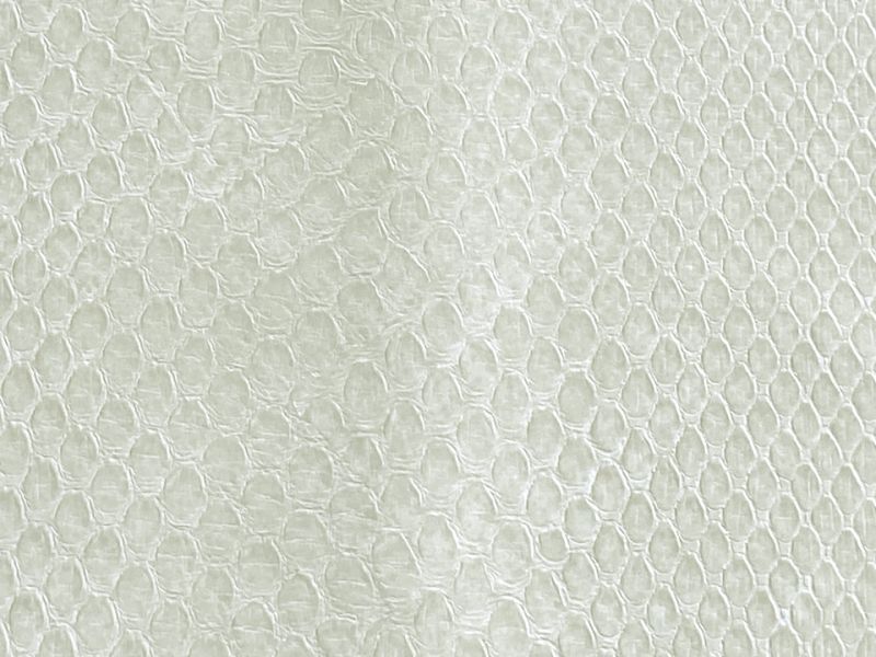 ヘビ革 合皮レザー生地【ベーシックスネーク オフ白】