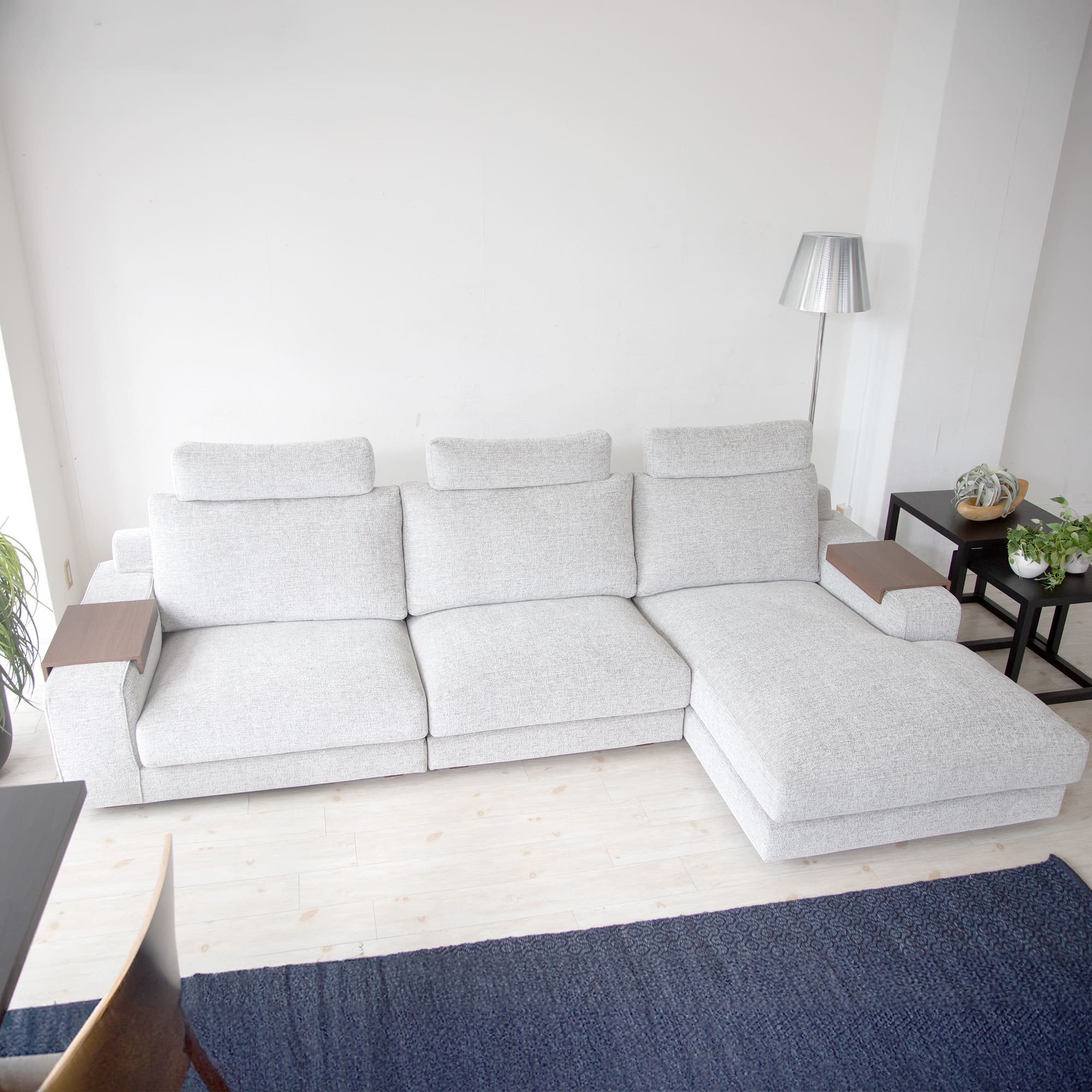 Decibel EX Feather 3人掛けカウチソファセット」 製品詳細ページ