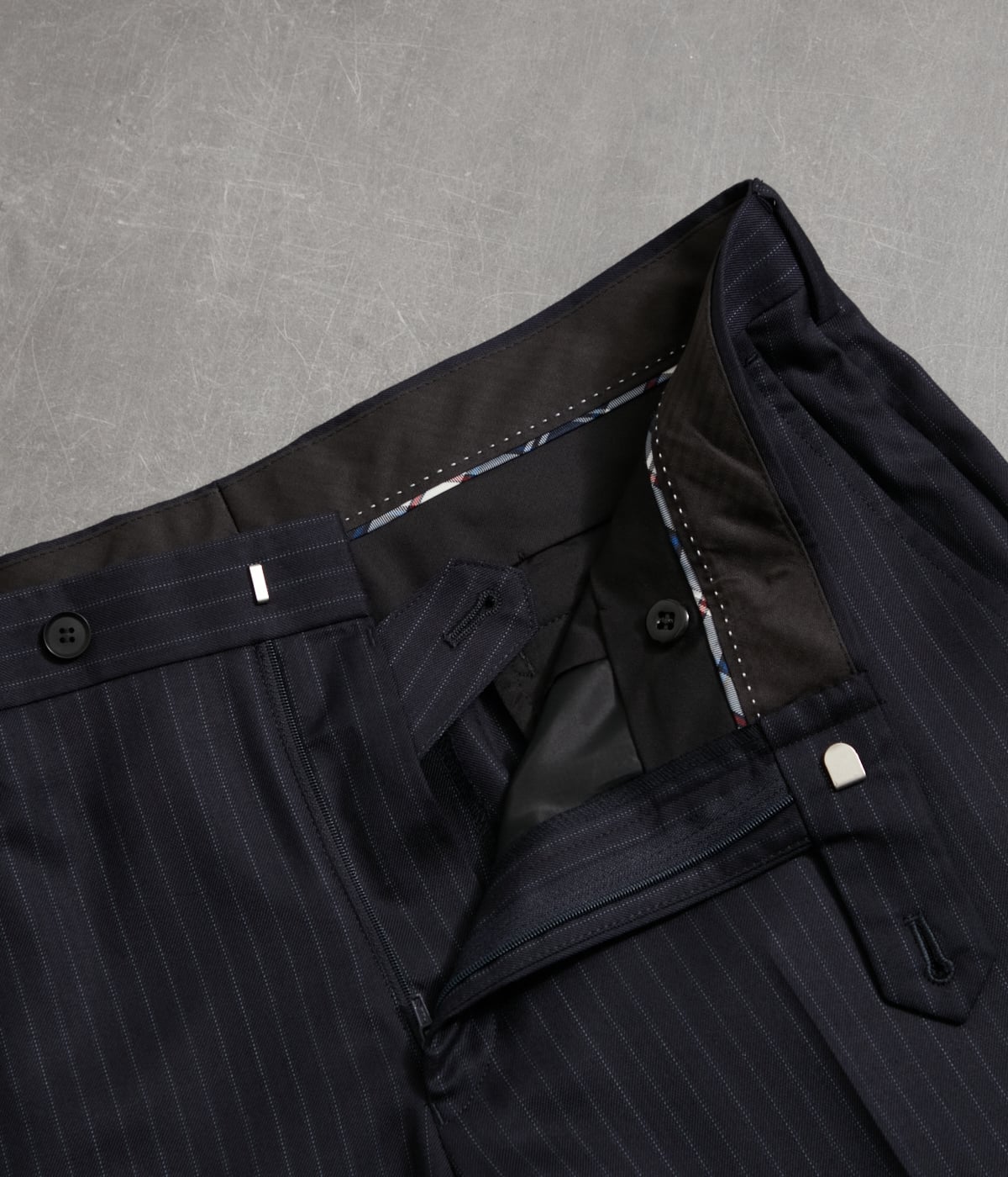 TAILOR CLOTH シルク混 ストライプ スーツ(11023100-2024