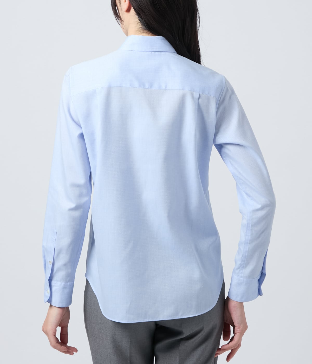 コットンポリブロード レギュラーカラーシャツ(71615801-2025