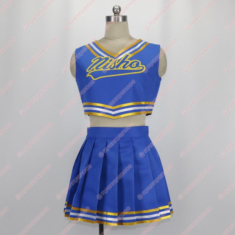 高品質 実物撮影 チアリーダー チアガール ユニフォーム 制服 二松学舎