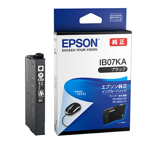 スマートオフィス】インクカートリッジ ブラック IB07KA EPSON