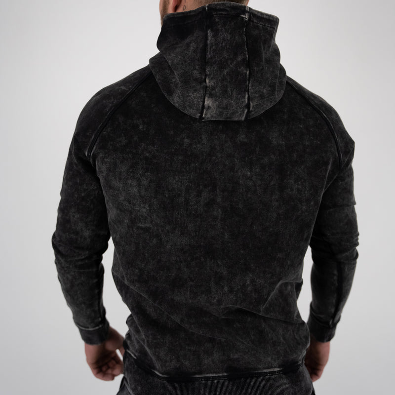 HARDKNOCK X ACID WASH HOODIE – SNAKE BITE FITNESS