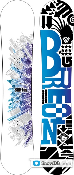 Snowboard Burton The White Collection Standard 2010/2011