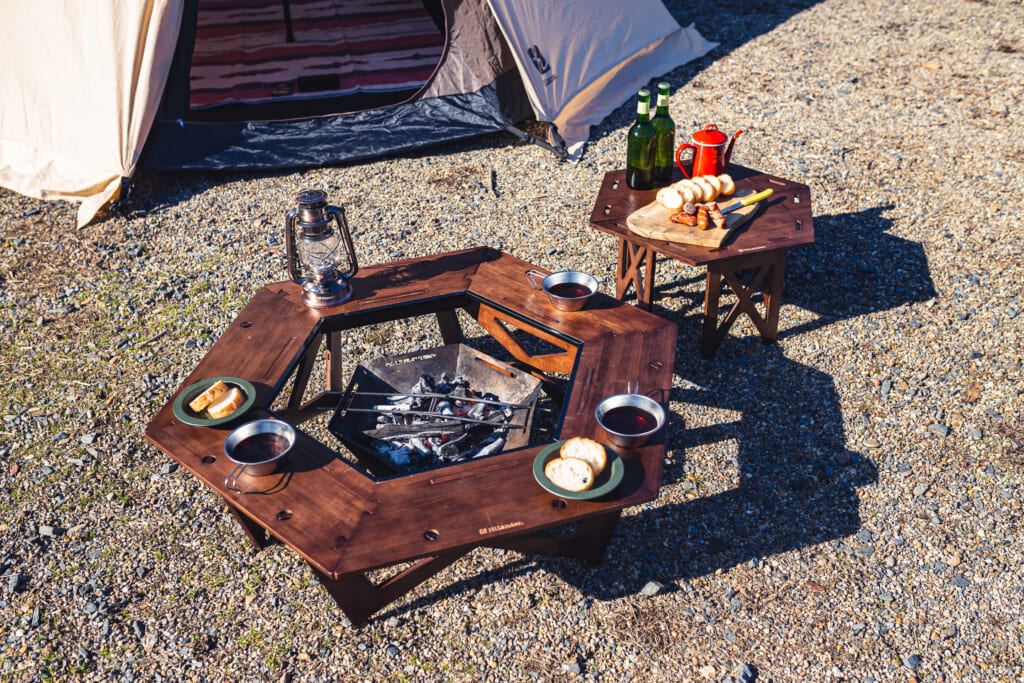 変幻自在なスタイルで使い方はアナタ次第！ アウトドアシーンで大活躍