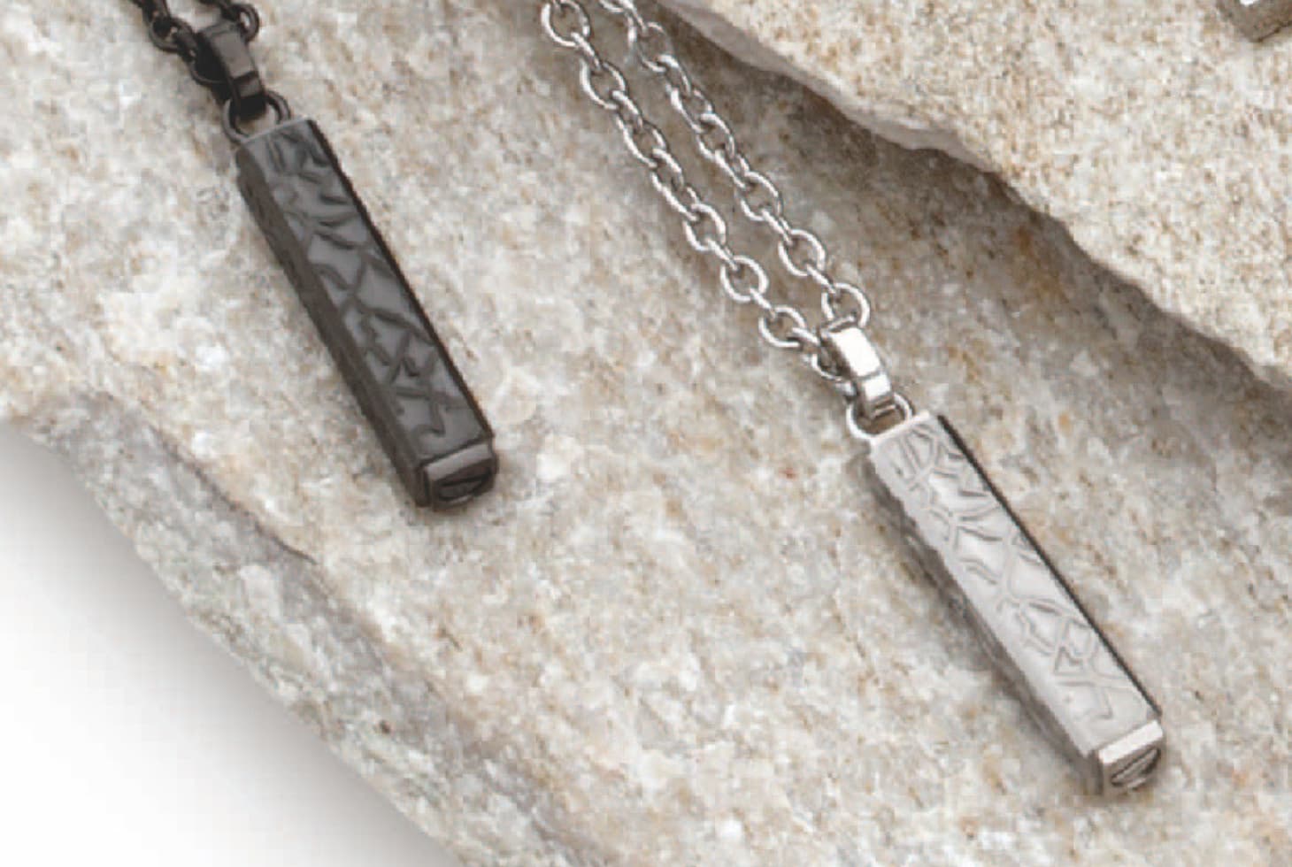 遺骨ペンダント ハンマードスティック プレーン ステンレス | ソウル