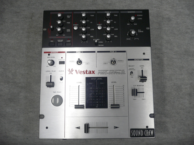 未使用級！ 元箱:取説付 Vestax PMC-05Pro SL DJミキサー 中古品】Vestax/DJミキサー/PMC-05Pro2（外観多少気にしない！とにかく