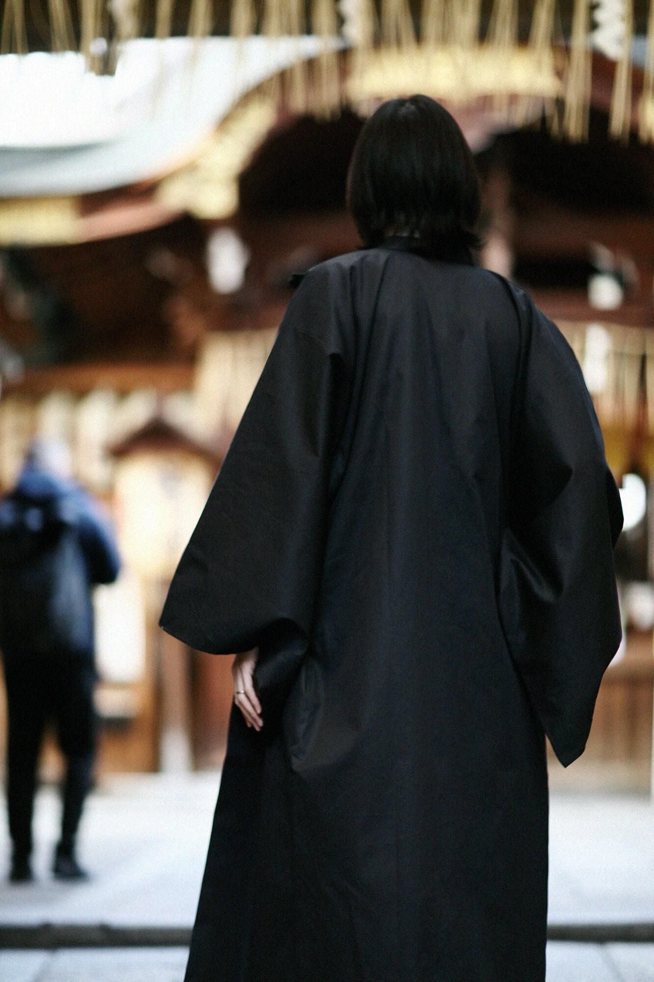 net限定】撥水綾織（はっすいあやおり） 円領外套（えんりょうが