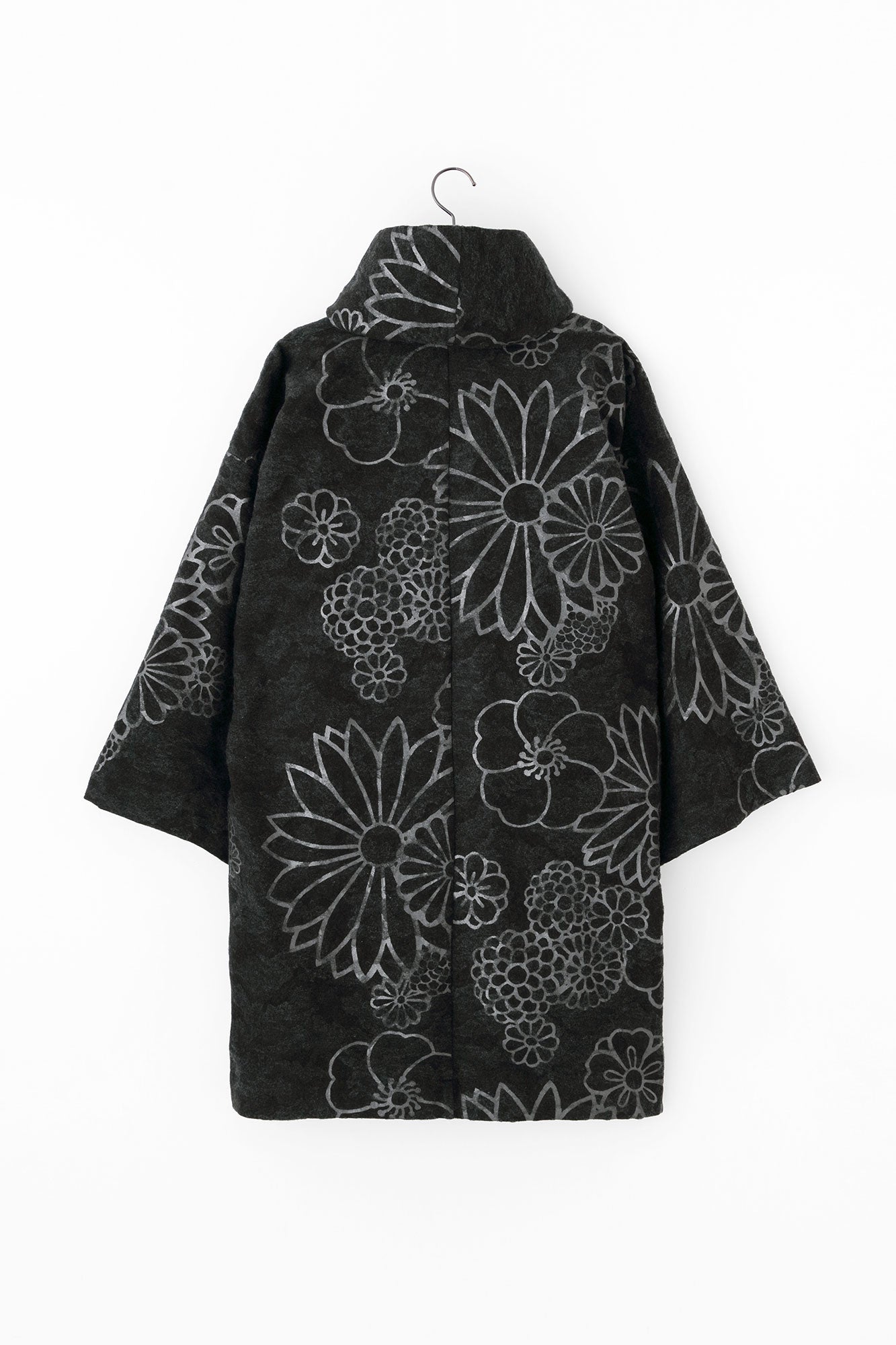 ウールジャカール 頭巾外套（ずきんがいとう） 袷（あわせ）2.0／金襴