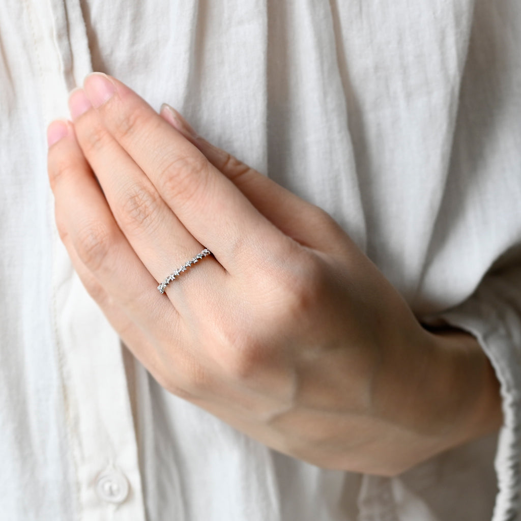 スターダスト・ハーフエタニティリング【K10・K18】 – sowi