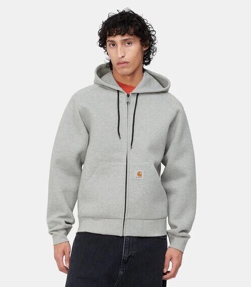 LIGHT-LUX HOODED JACKET ジップアップパーカー-カーハート ダブル