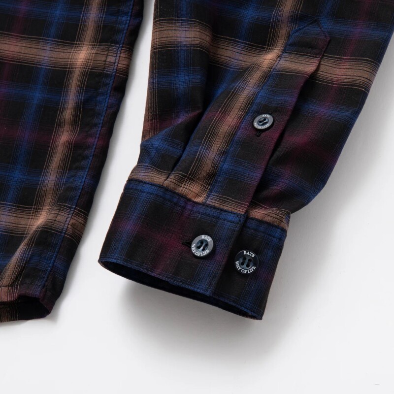 OMBRE CHECK SHIRT チェックシャツ-ラッツ 通販 RATS 店舗-SOWLD