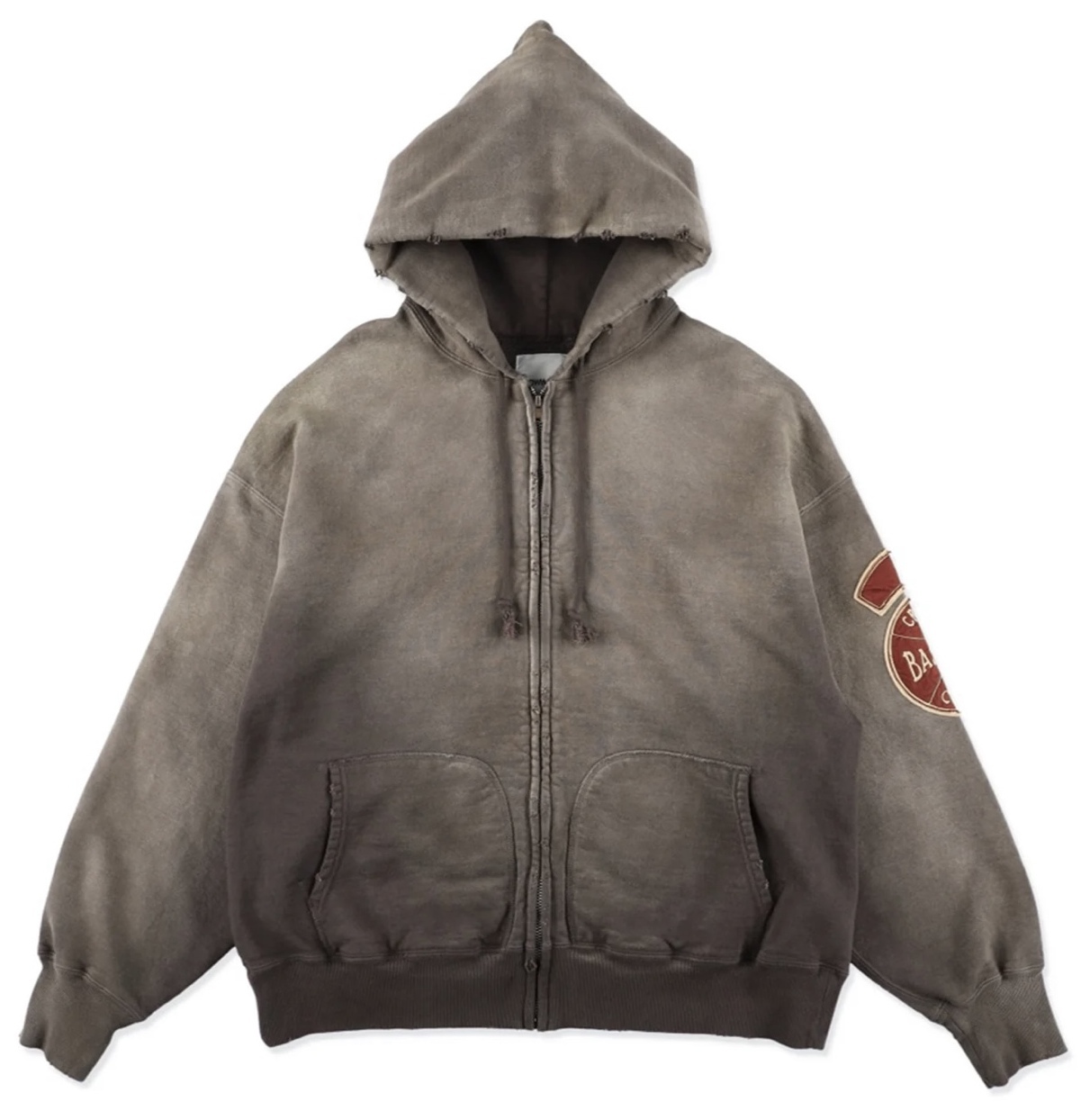 ARMY ZIP HOODIE AGED ジップアップパーカー-バウワウ 通販 BOW WOW