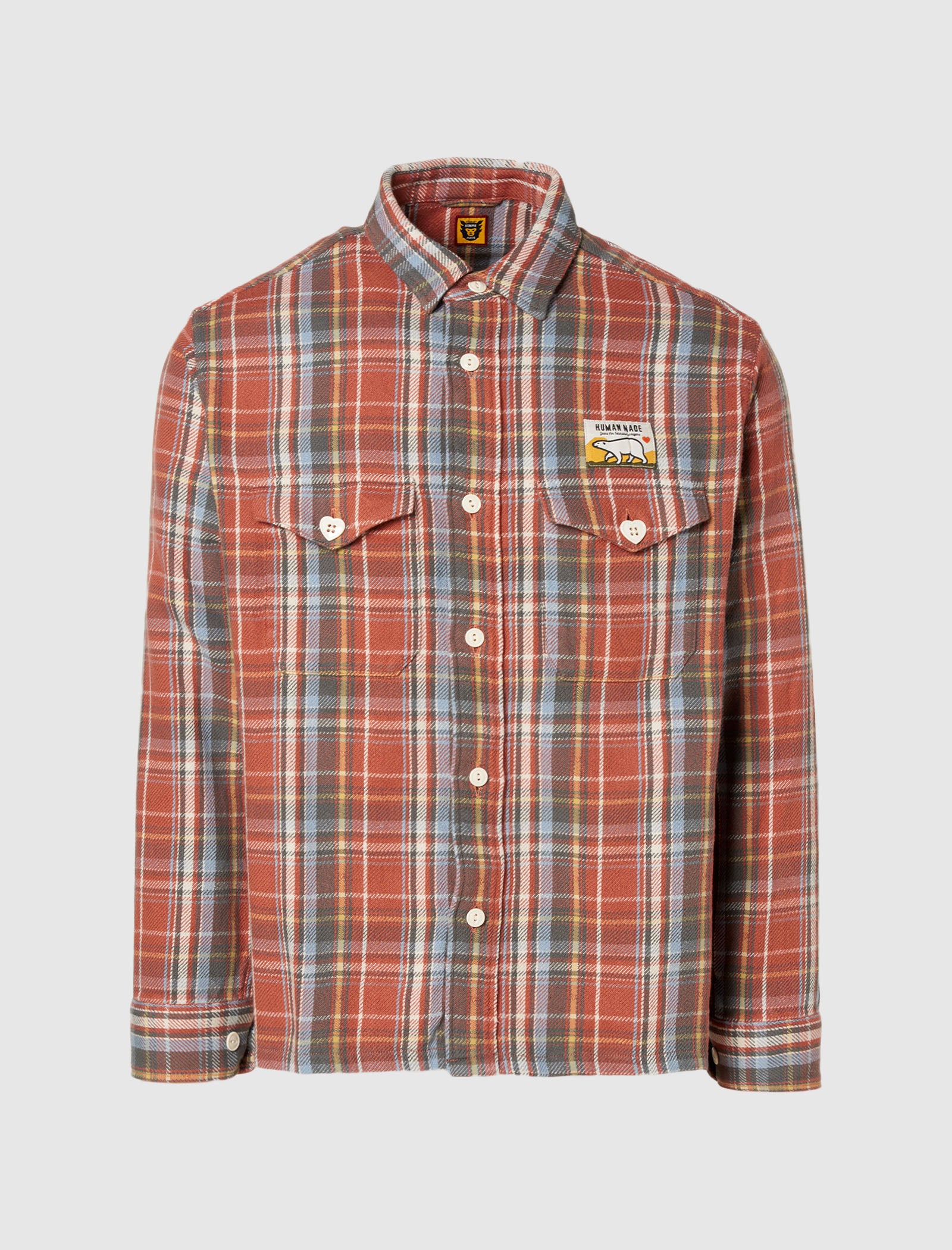 HUMAN MADE CHECK LONG SLEEVE SHIRT – Social Status