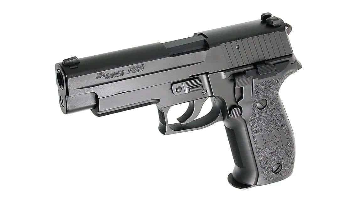 Tokyo Marui Sig P226 With Rail and E2 style mag – Socom Tactical