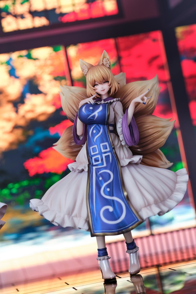 ジャンク】八雲藍 「東方Project」 1/8 フィギュア 八雲藍 1⁄8 東方