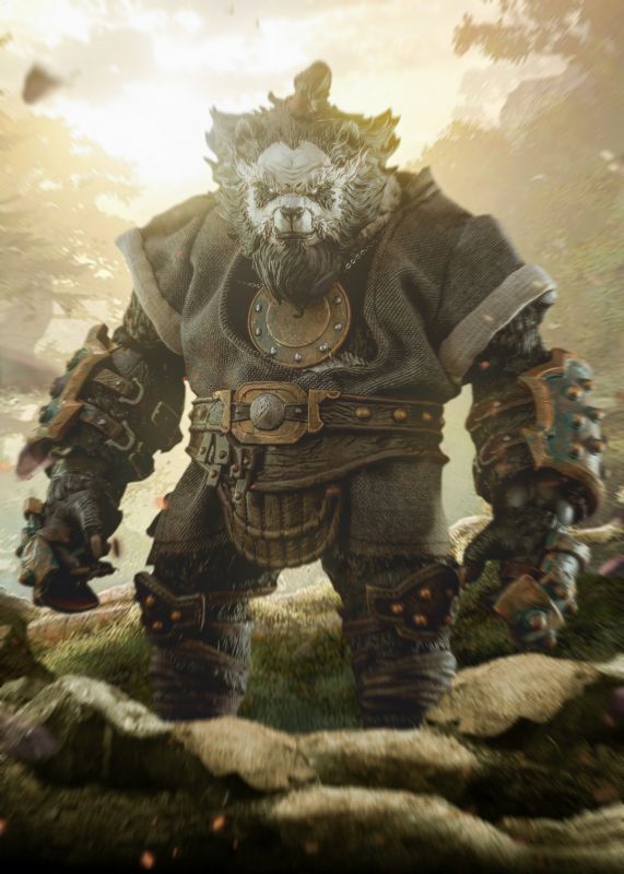 フィギュア専門店 -ソダチトイズ / 匠盟 MAESTRO UNION パンダ 阳 1/12