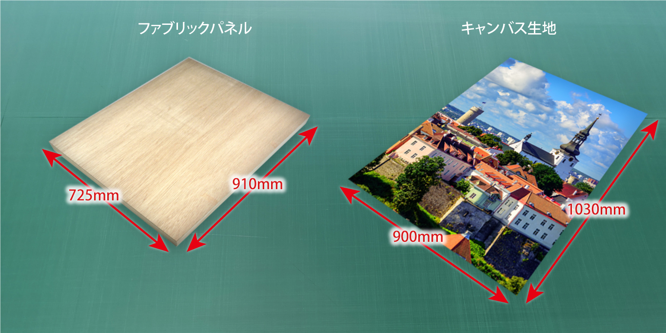 超簡単！？キャンバス生地をパネルに貼ってファブリックパネルを作って