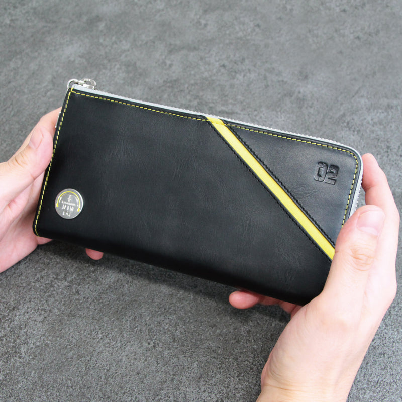 鏡音リン 本革L字ファスナー長財布 リバイバルver. – SOLWA