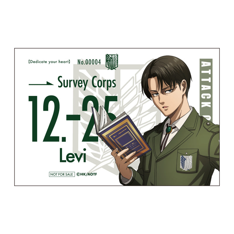 進撃の巨人 The Final Season レザーラウンドウォレット グリーン 特典