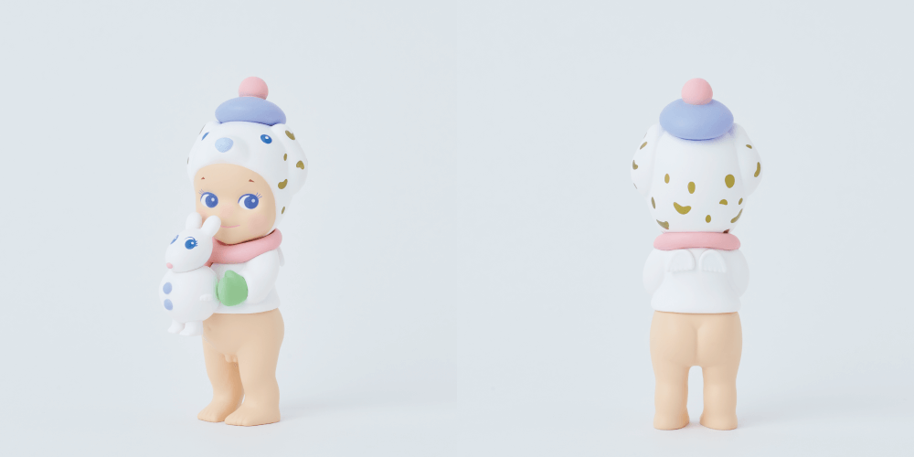 粉雪が舞う幻想的なソニーエンジェルの冬景色「Sonny Angel mini