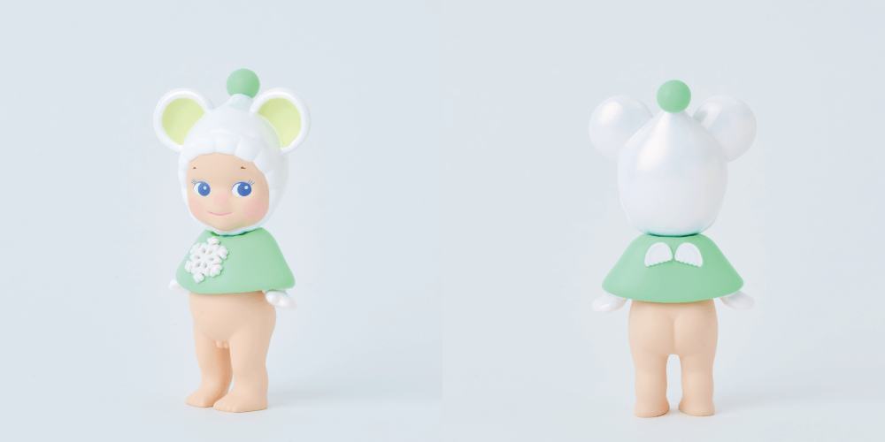 粉雪が舞う幻想的なソニーエンジェルの冬景色「Sonny Angel mini