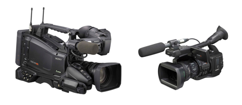 肩のせタイプ、及びハンディタイプの“XDCAM EX”カムコーダー 3機種発売