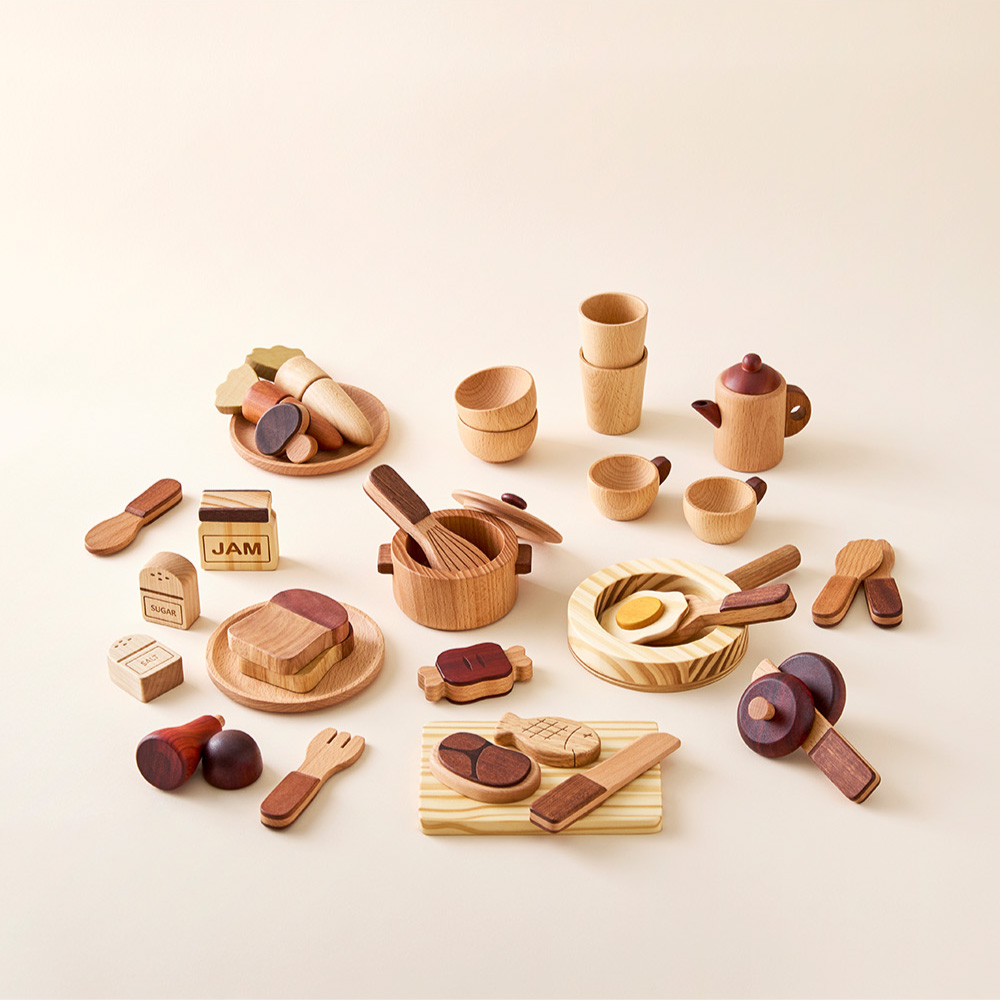 ままごと 木製ままごと いっぱいセット全26アイテム おままごとセット