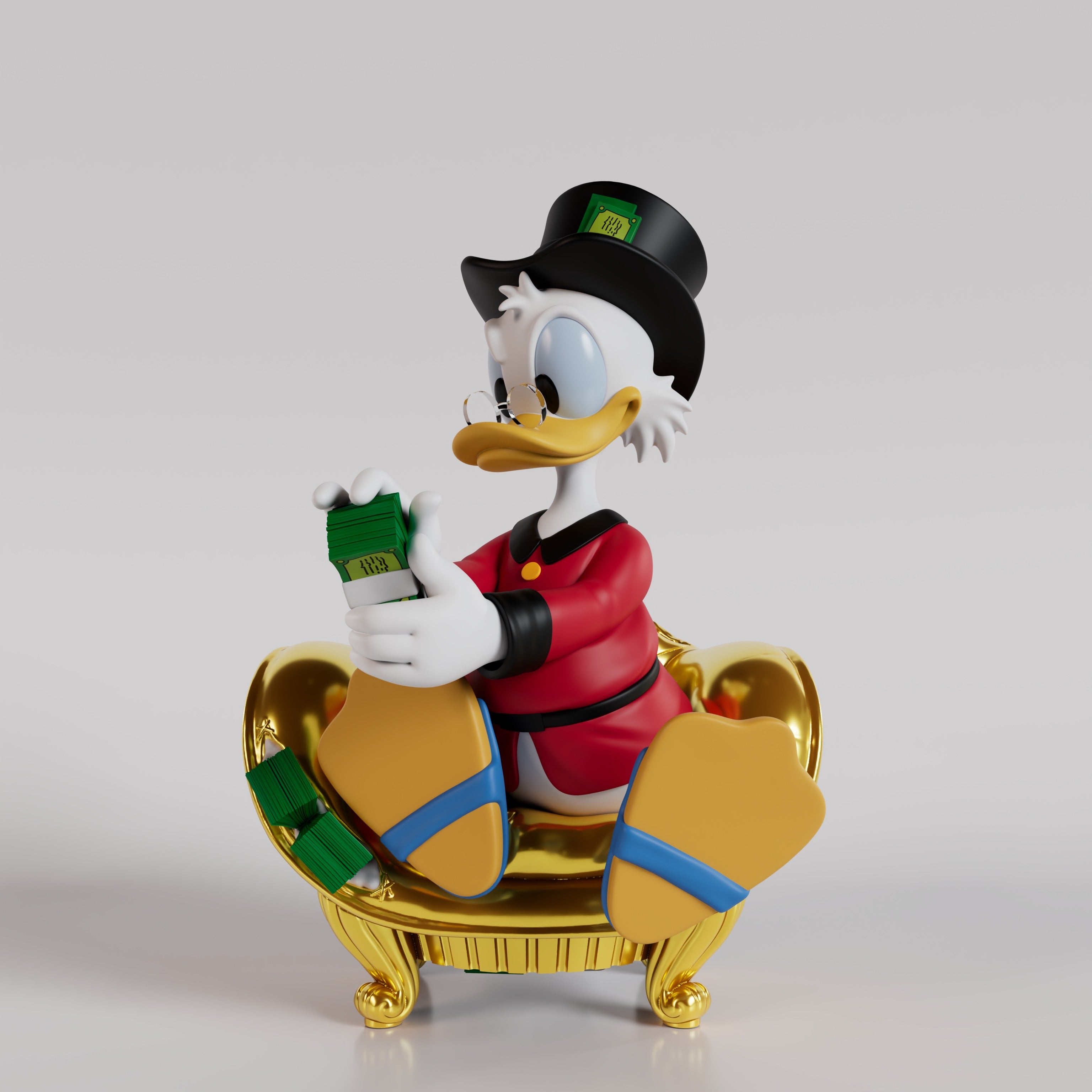 スクルージ・マクダック マネーソファー フィギュア – SOOTANG HOBBY