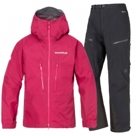 montbell/モンベル/冬季アルパイン用ハードシェル上下セット
