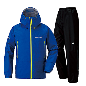 montbell/モンベル/ゴアテックスウェア上下セットPRBL（メンズ）の