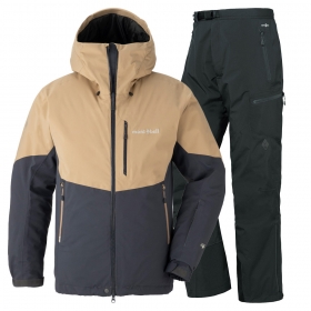 montbell/モンベル/スノーウェア上下セット（メンズ） TN/DKNVの