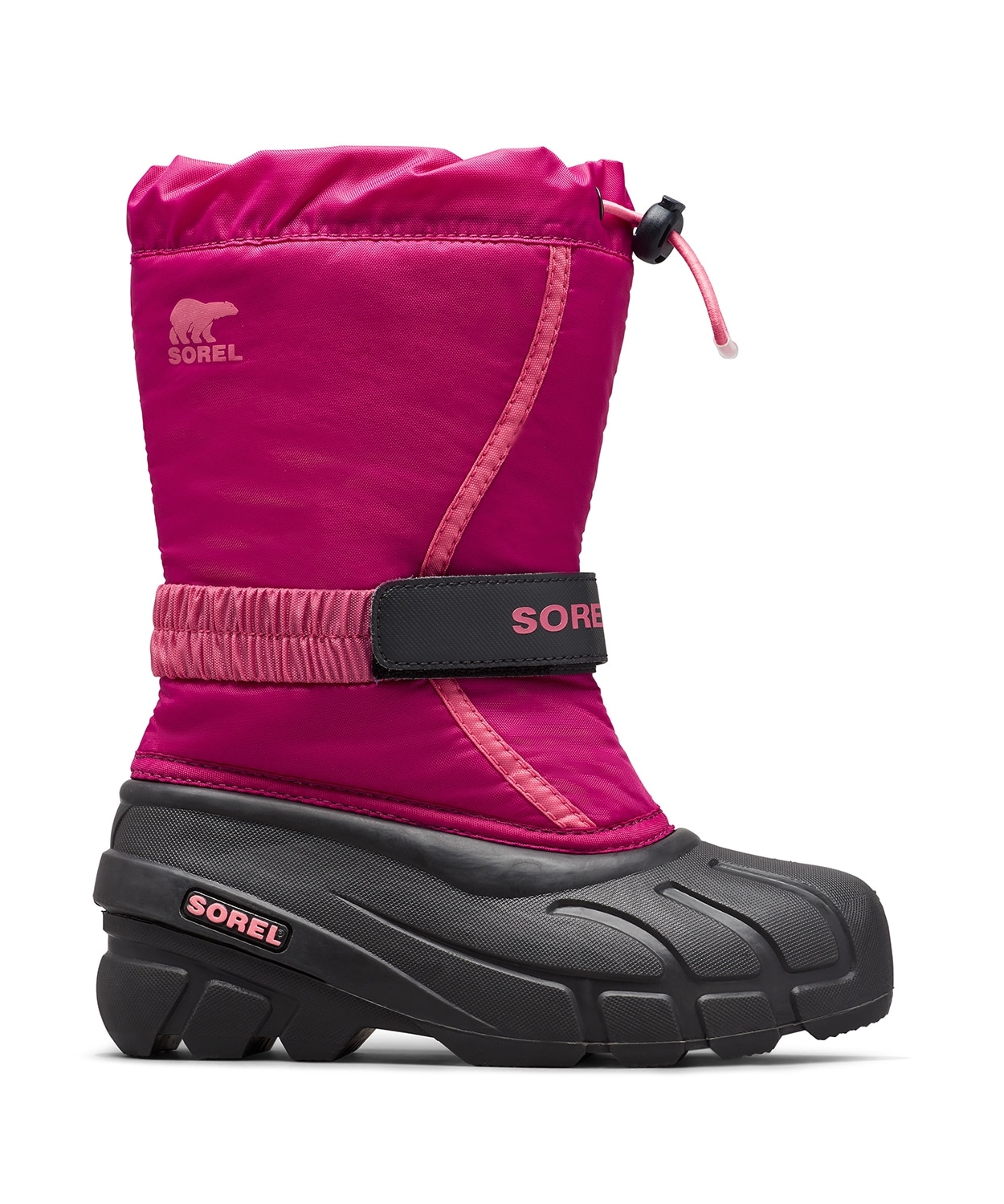 チルドレンズフルーリー ブーツ(13 Deep Blush Tropic Pink)│SOREL