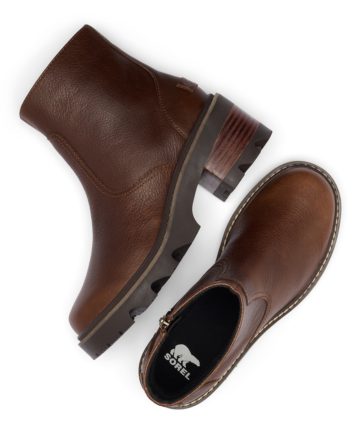 ジョアンナウ ジップブーティー(22.5 Tobacco Blackened Brown)│SOREL