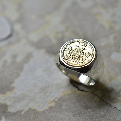 Classic Coin Ring / Good Luck - Silver×K18Yellow Gold | SYMPATHY