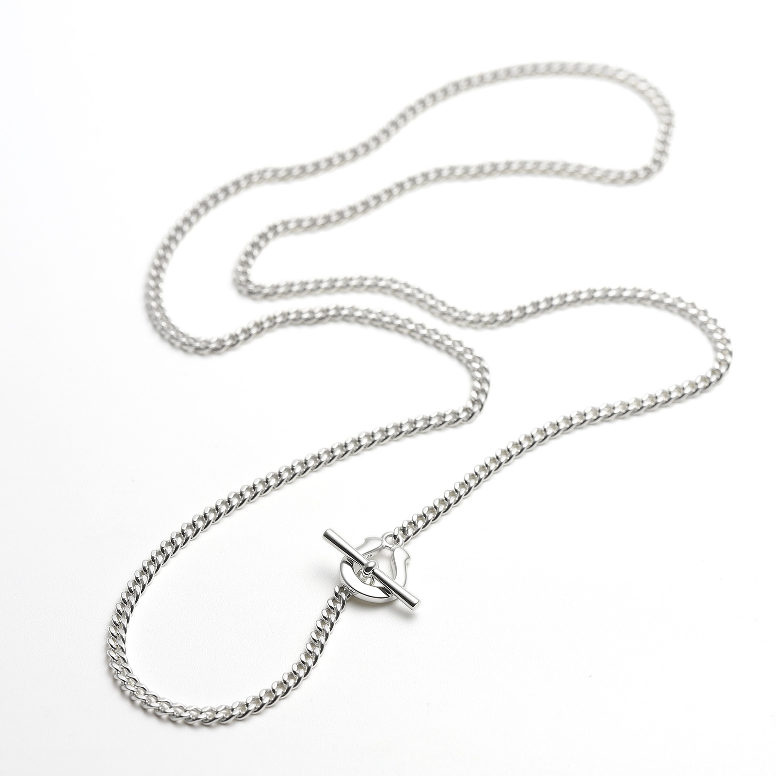 SYMPATHY OF SOUL（シンパシーオブソウル） Toggle Necklace - Curb