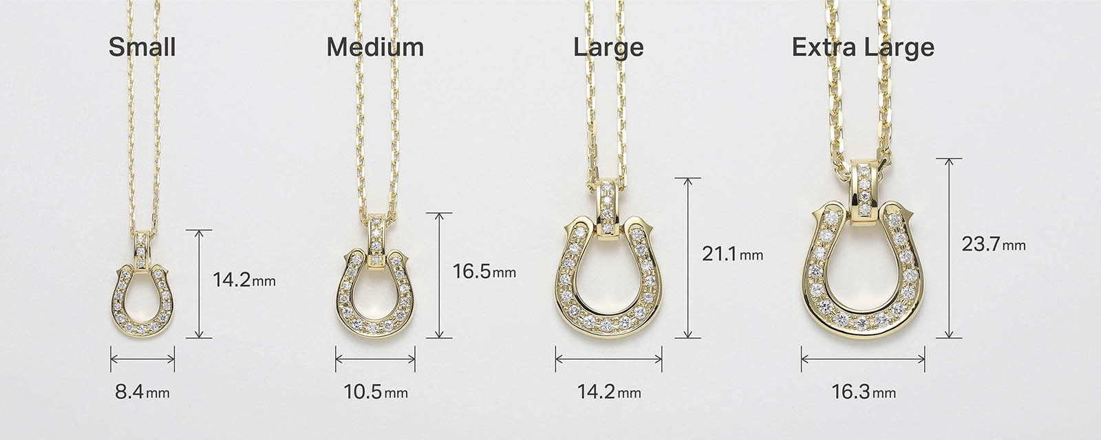 SYMPATHY OF SOUL（シンパシーオブソウル） Small Horseshoe Pendant