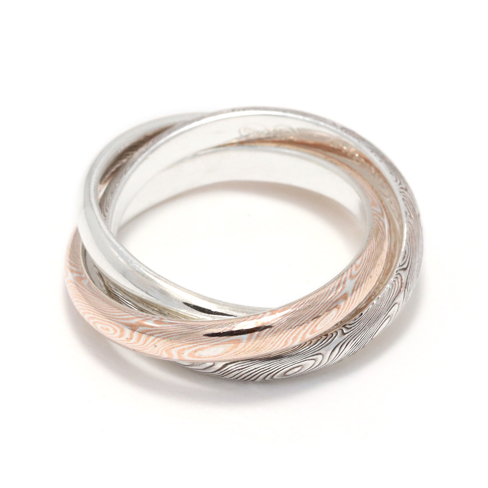 Suman Dhakhwa（スーマンダックワ） Triple Combination Ring - Silver