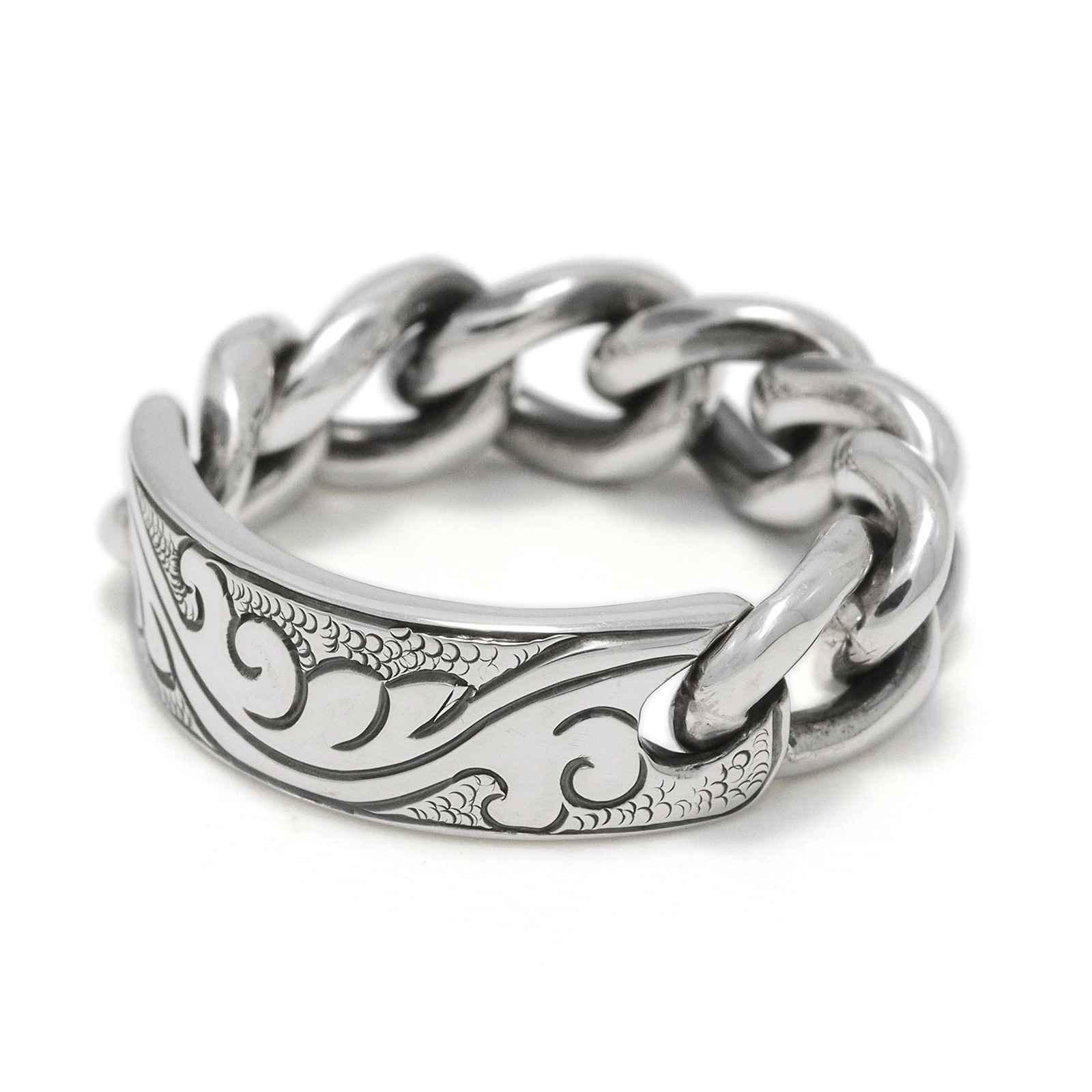 Suman Dhakhwa（スーマンダックワ） Carved KIHEI Chain Ring
