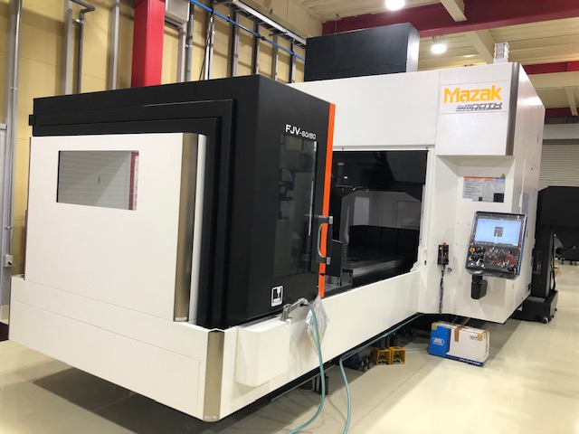 大型マシニングセンター導入 ヤマザキMAZAK FJV 60/80 | 佐竹特殊鋼