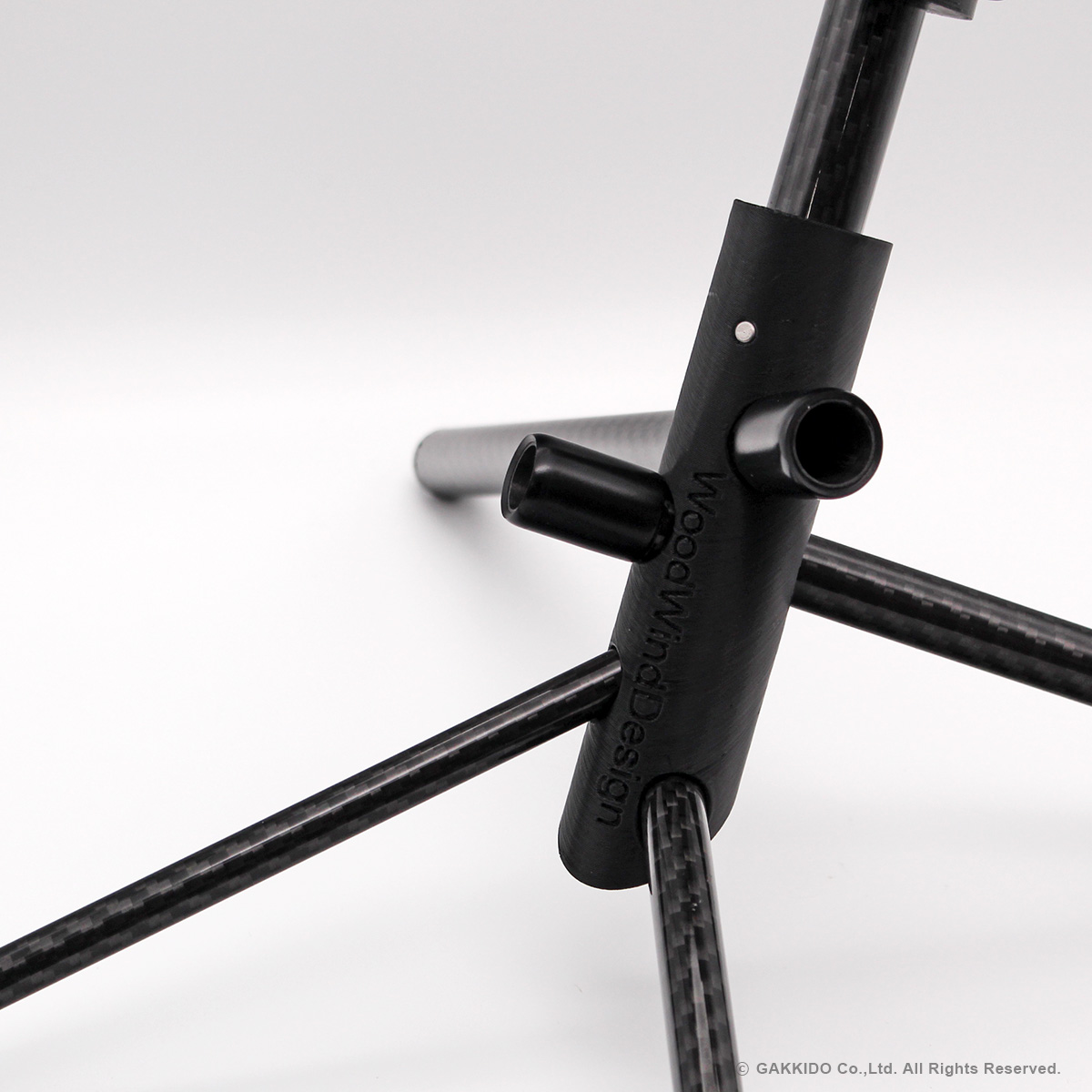 WoodWindDesign カーブドソプラノサックス用スタンド - ヴィンテージ