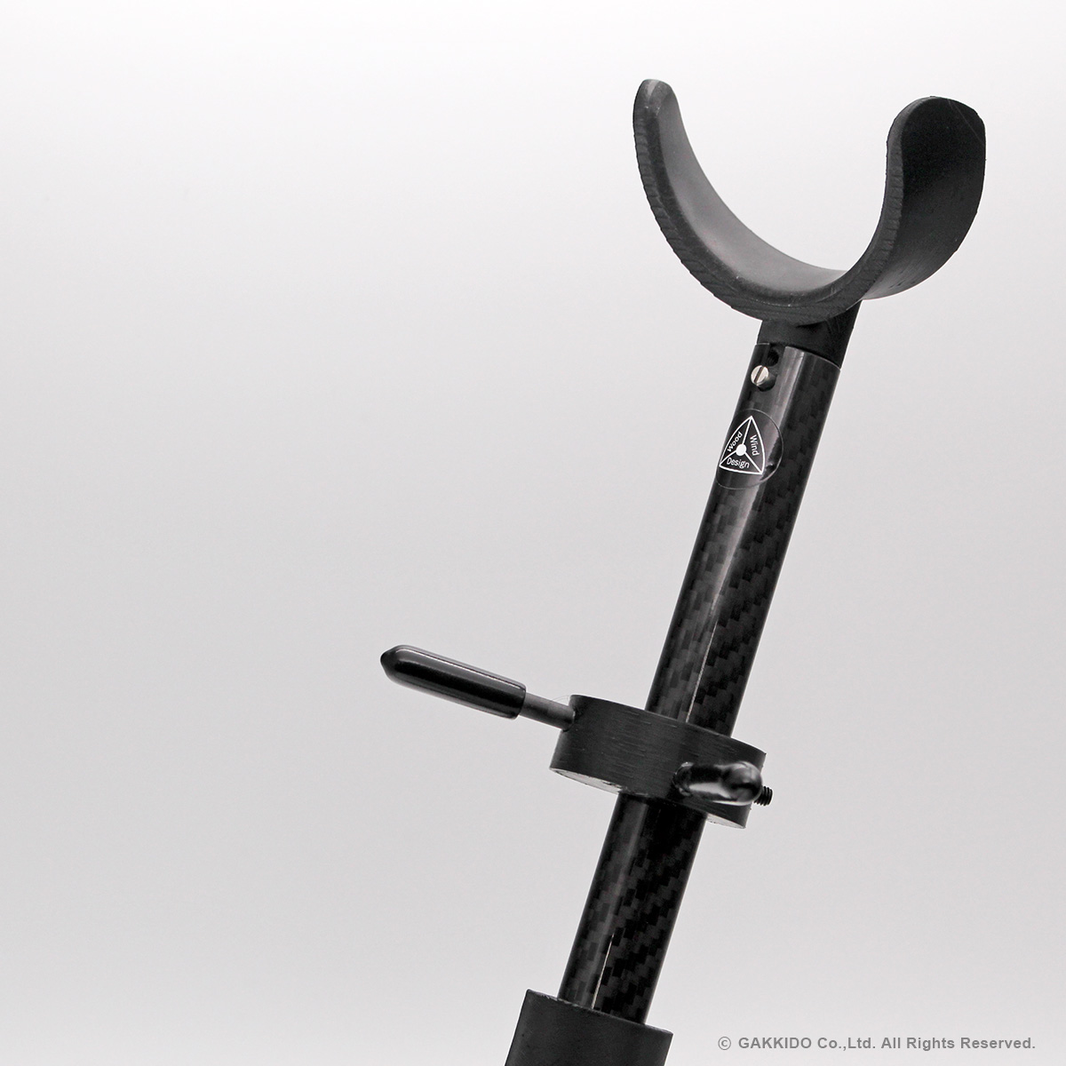 WoodWindDesign カーブドソプラノサックス用スタンド - ヴィンテージ