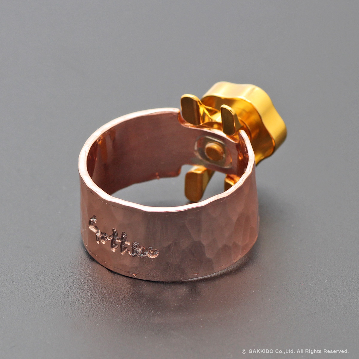 Gottsu Copper Signature Ligature アルトサックス用リガチャー 対応