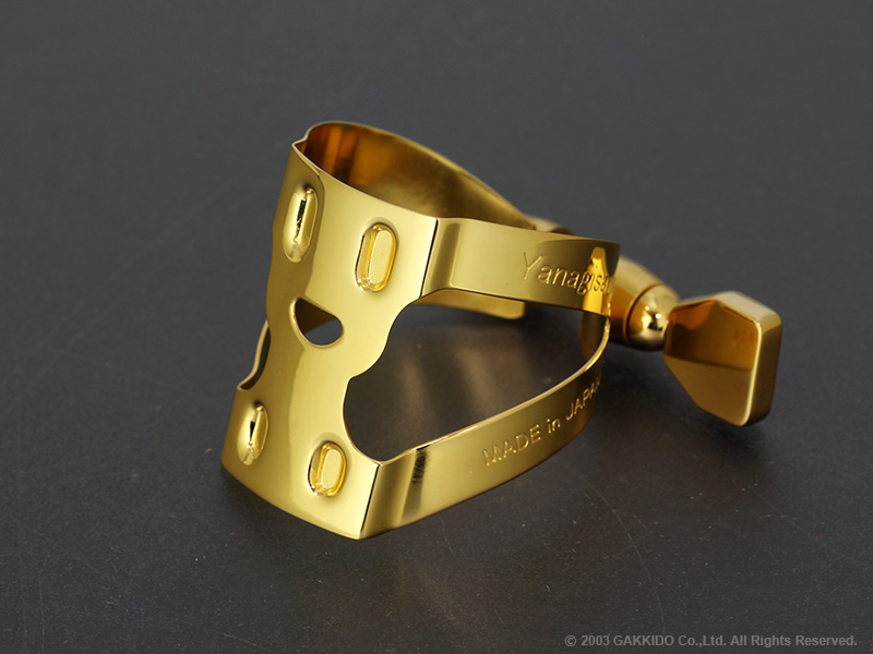 Yanagisawa Yany Ligature サックス用リガチャー 【金メッキ仕上げ