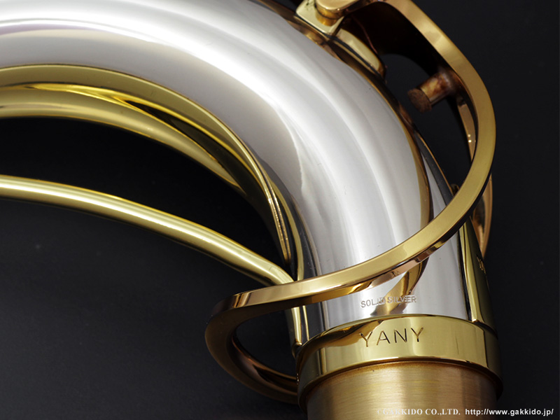 Yanagisawa テナーサックス用ネック TW3 銀製 クリアラッカー仕上げ