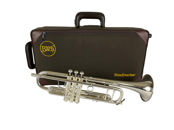 Bach Stradivarius 180S37 Silver Plated Bb Trumpet w/case – Sax Stable