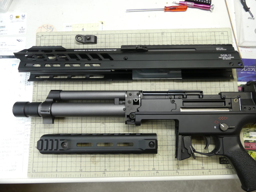 □SAATカスタムブログ□東京マルイ SGR-12 分解＆オーバーホール（後編