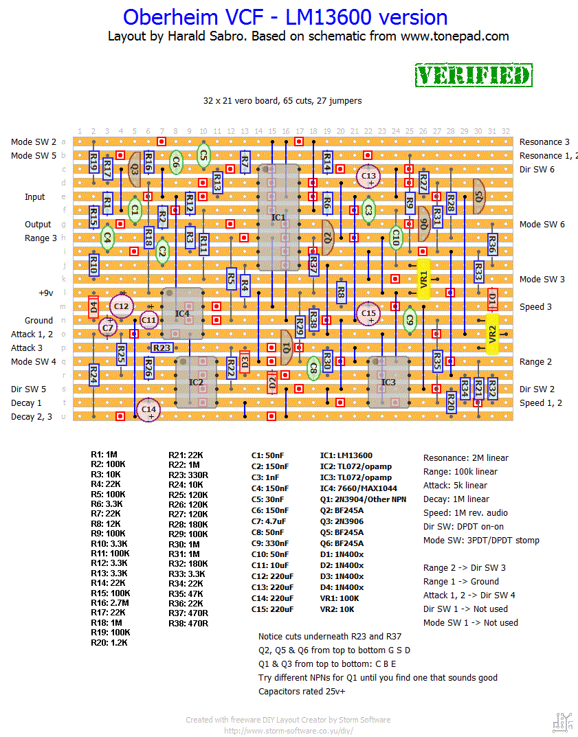 Oberheim VCF / Maestro FSH - SabroTone